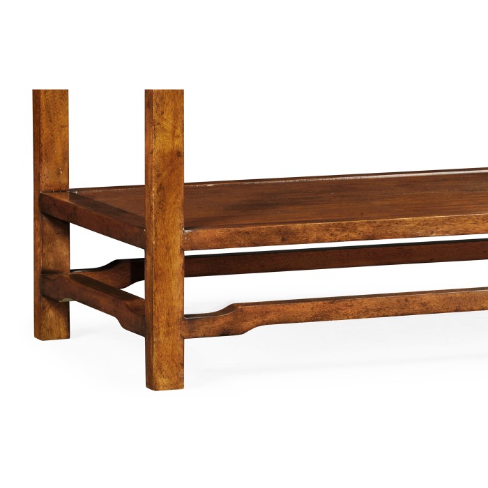 Ming Imperial Mahogany Three-Tiered Etagere with Drawers