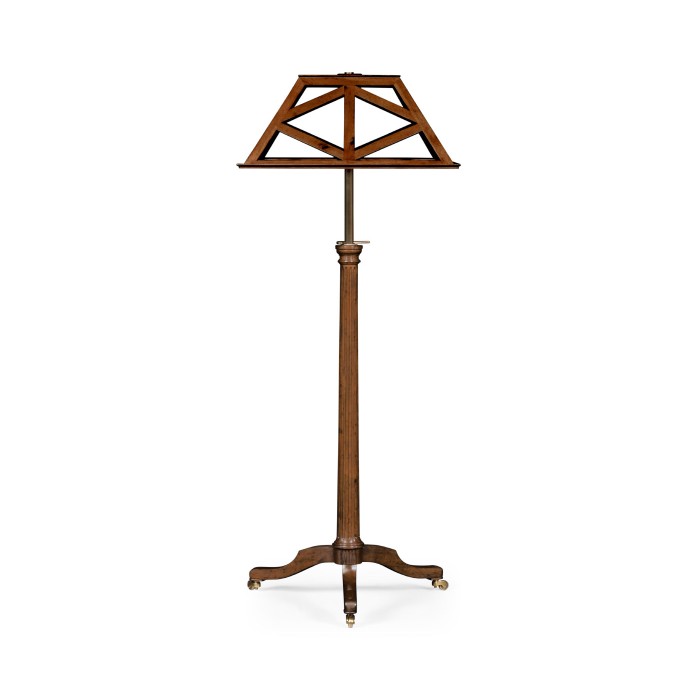 Pyramidal Lattice French Walnut Lectern