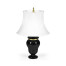 Black & Brass Urn Table Lamp