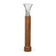 Trumpet Art Deco Walnut Torchere