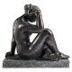 Art Deco Nude Female Left Sculpture