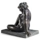 Art Deco Nude Female Left Sculpture