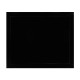 Rectangular Ming Ebonized Coffee Table with Black Glass Top