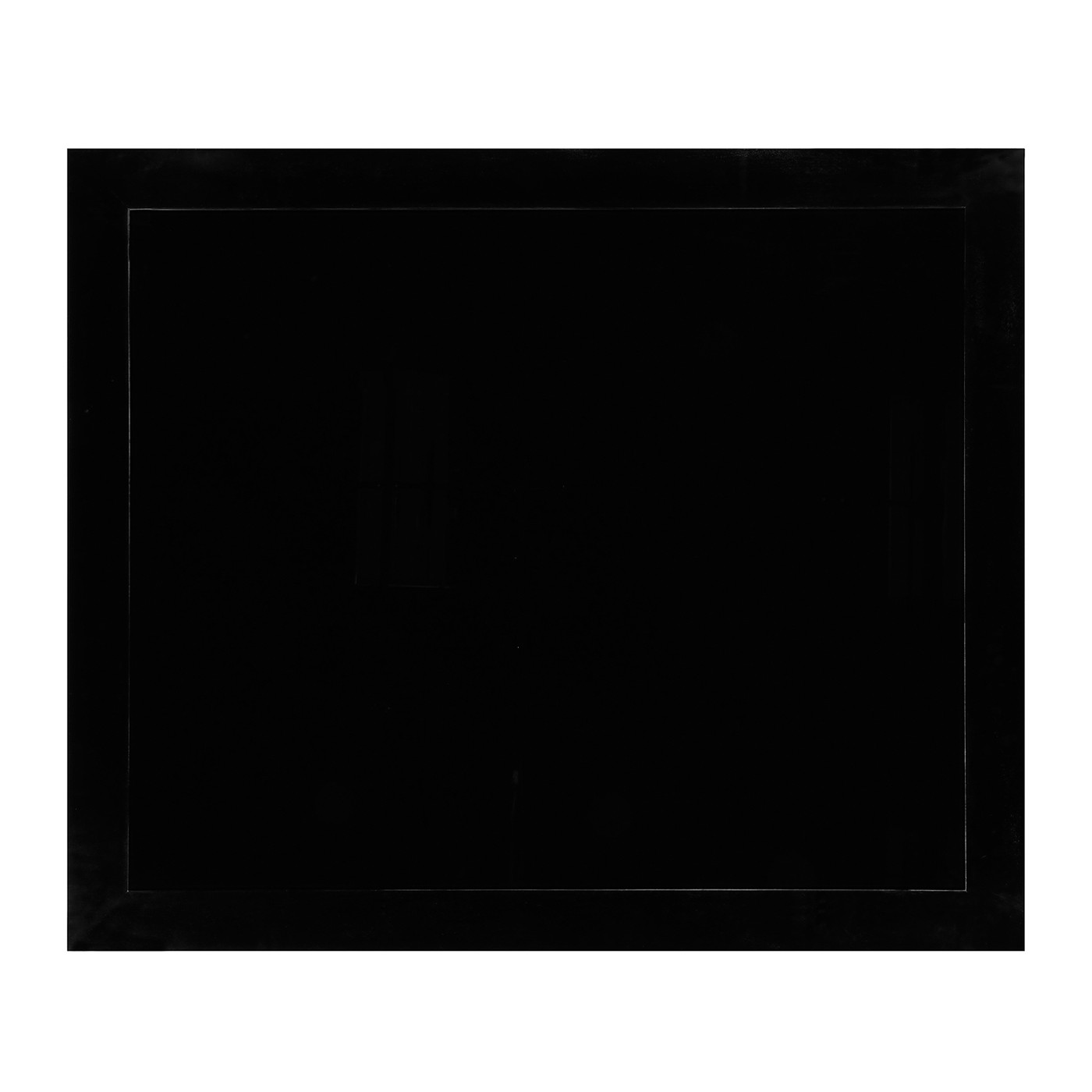 Rectangular Ming Ebonized Coffee Table with Black Glass Top