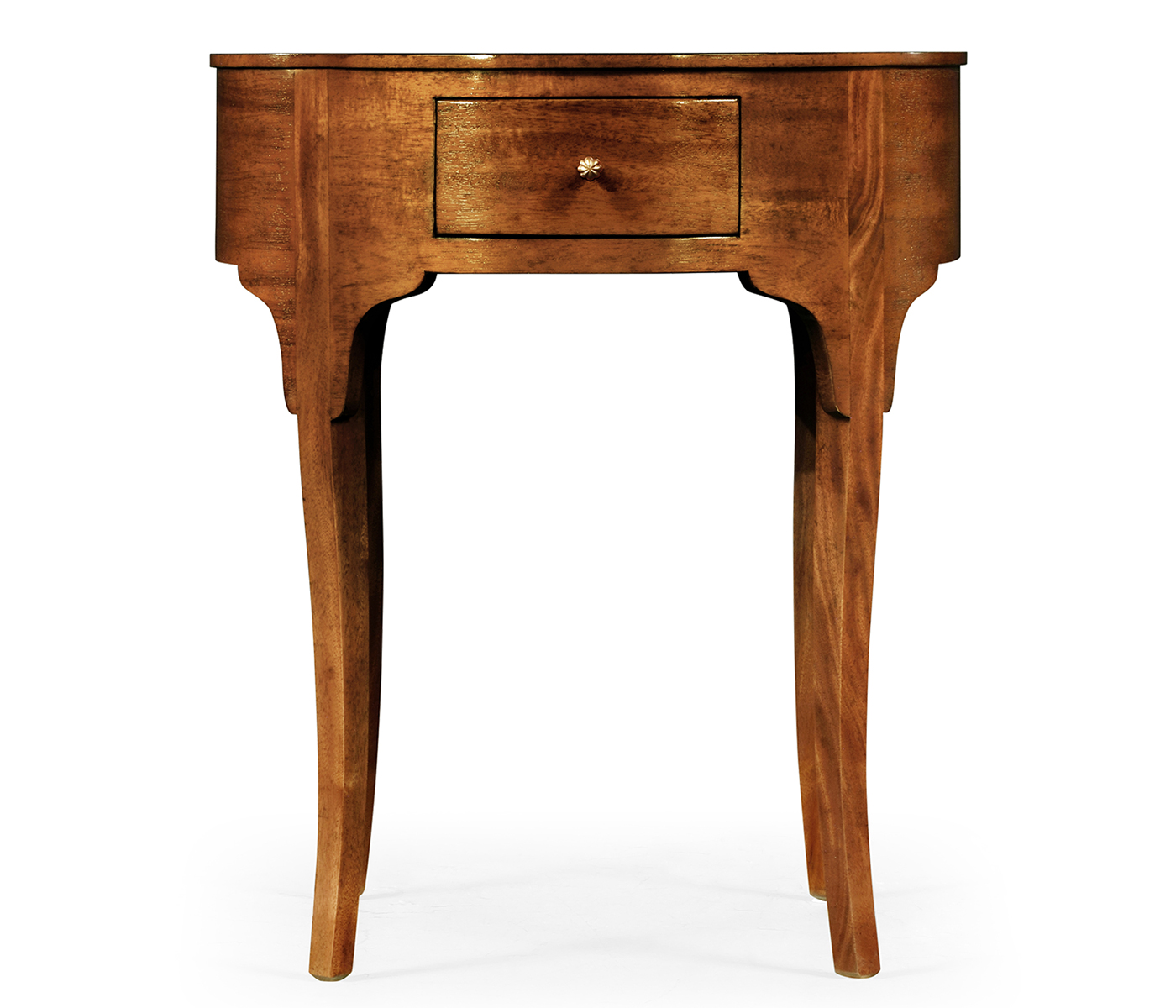 Biedermeier Imperial Mahogany Drum Table with Small Drawer