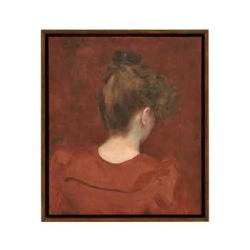 Carolus Duran Painting with Walnut Frame