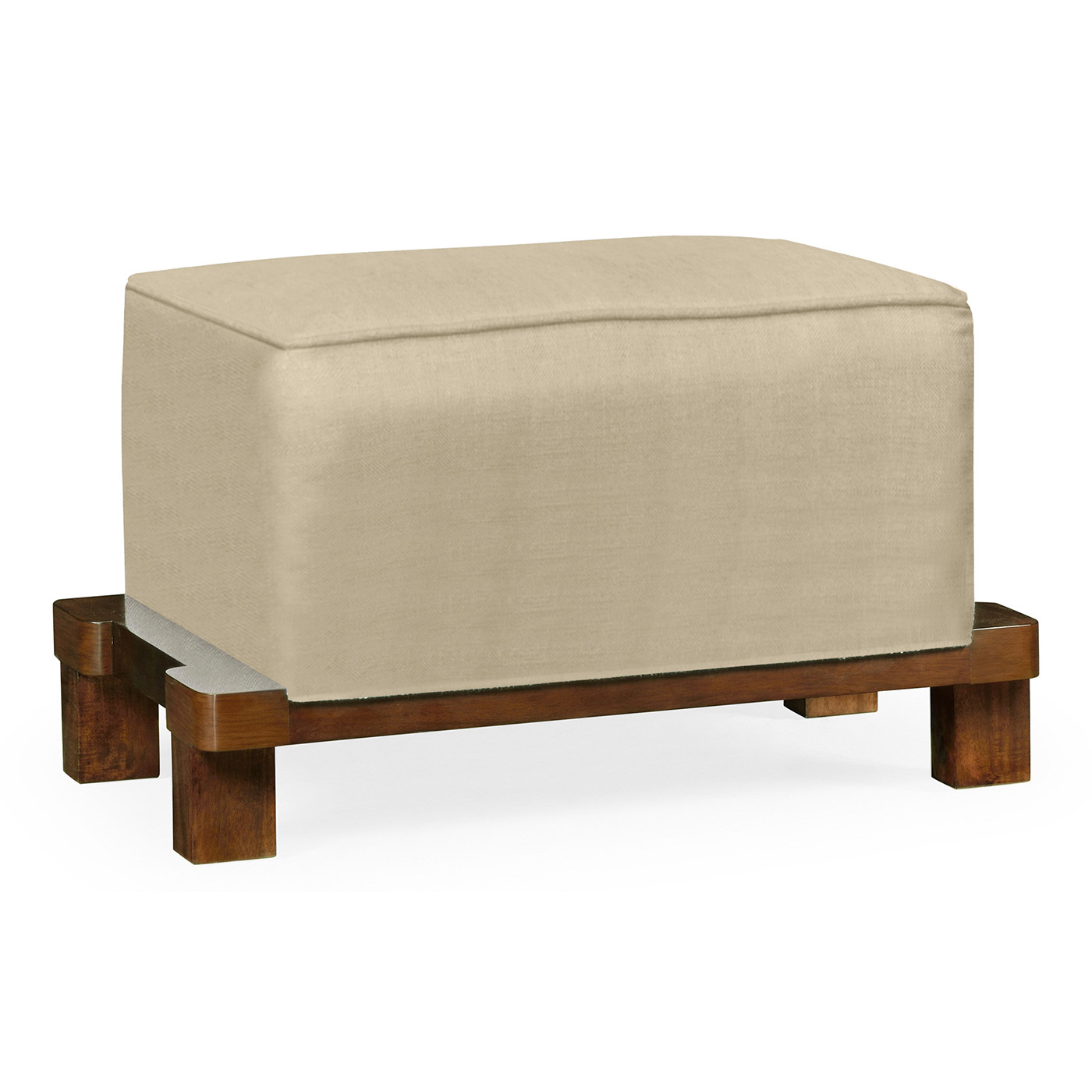 Moderne Santos High Lustre Ottoman