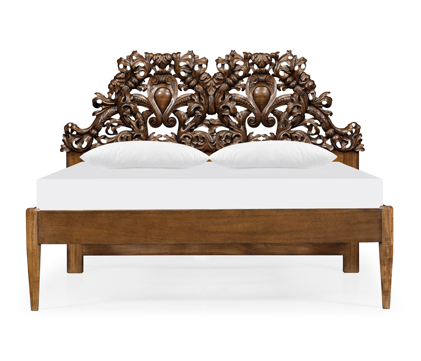 Renaissance Honey Walnut US Queen Bed