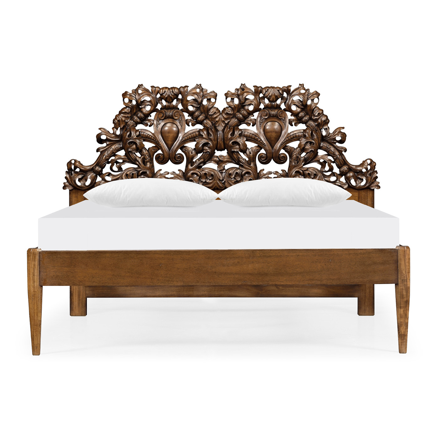 Renaissance Honey Walnut US Queen Bed