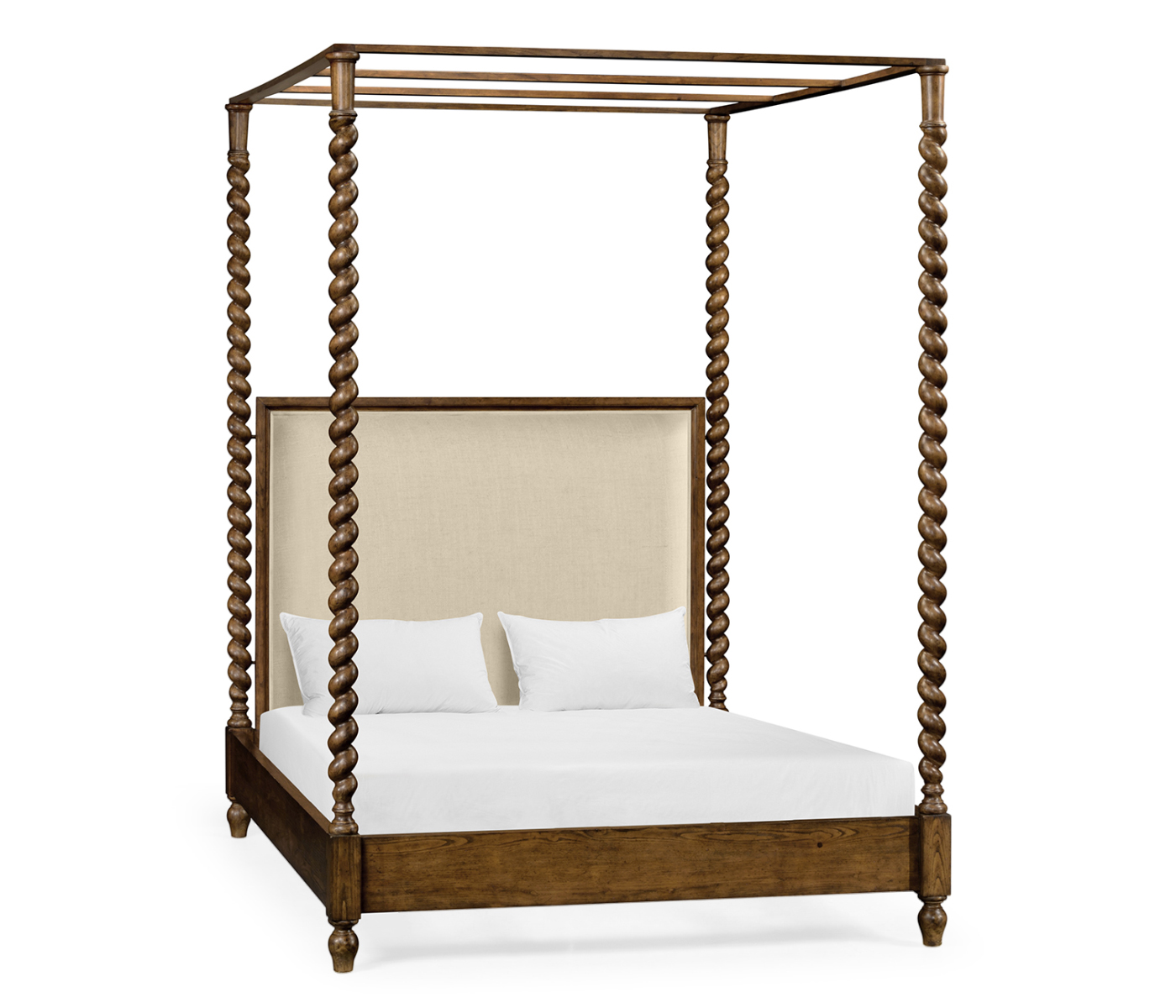 Four Poster Warm Chestnut Cali King Daybed