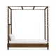 Four Poster Warm Chestnut UK King Daybed