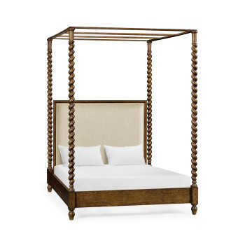 Four Poster Warm Chestnut UK King Daybed