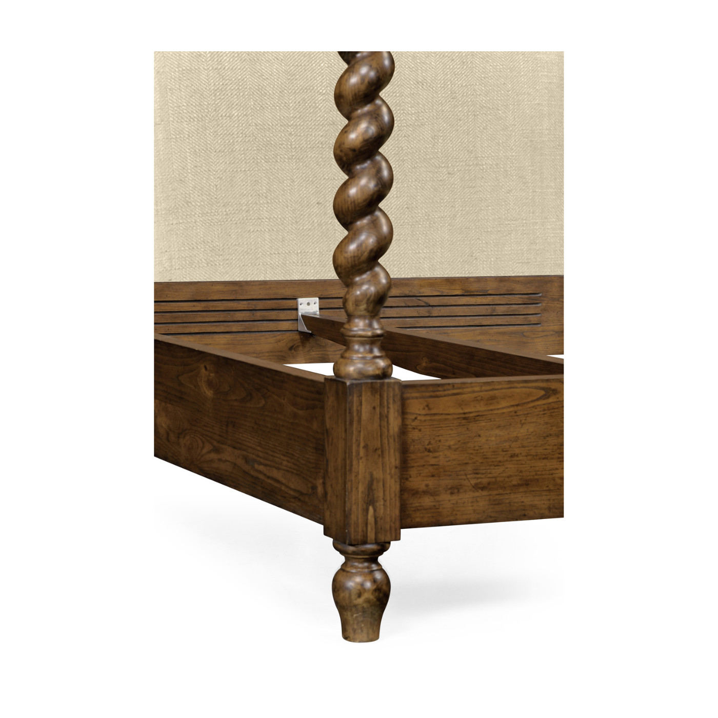 Four Poster Warm Chestnut UK Queen Daybed