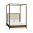 Four Poster Warm Chestnut UK Queen Daybed