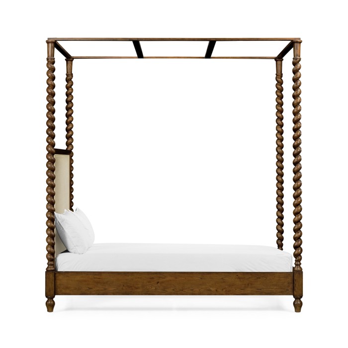 Four Poster Warm Chestnut US King Daybed