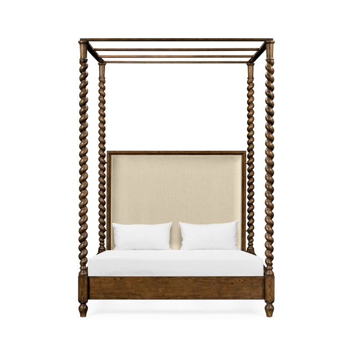 Four Poster Warm Chestnut US Queen Daybed