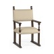 Acanthus Carved Rich Chestnut Dining Arm Chair