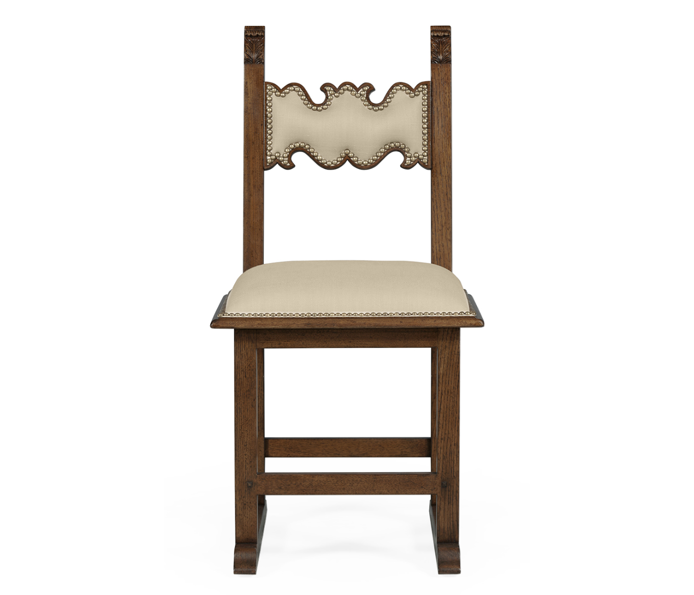 Acanthus Carved Warm Chestnut Side Chair