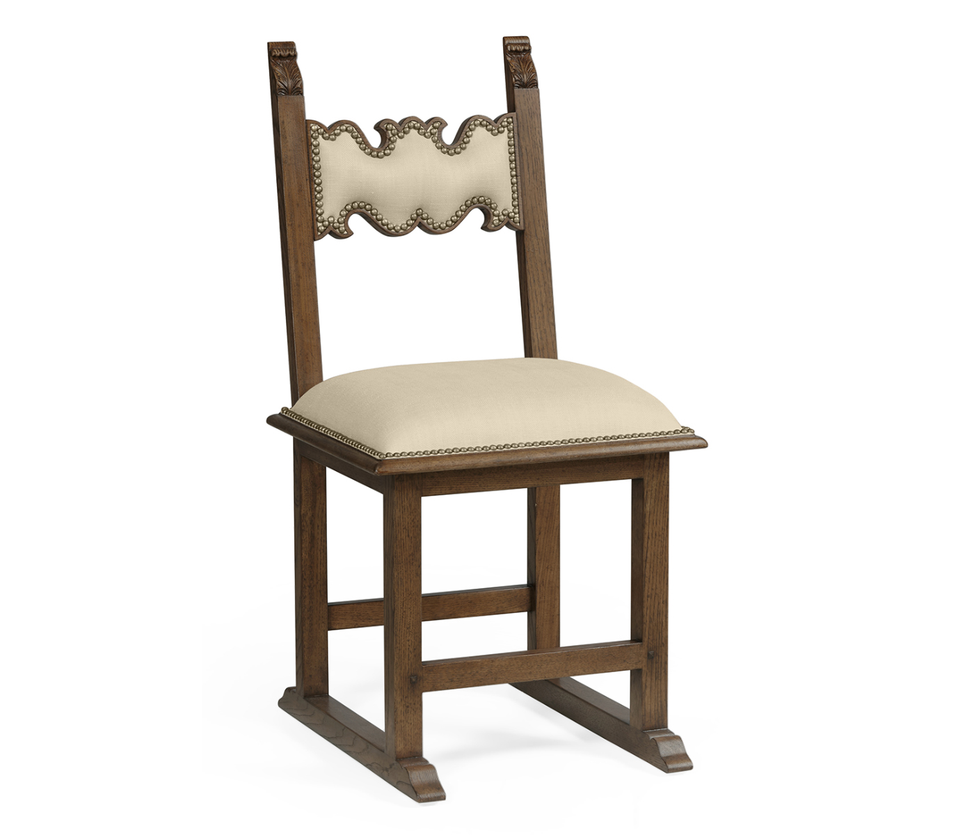 Acanthus Carved Warm Chestnut Side Chair