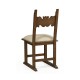 Acanthus Carved Warm Chestnut Side Chair