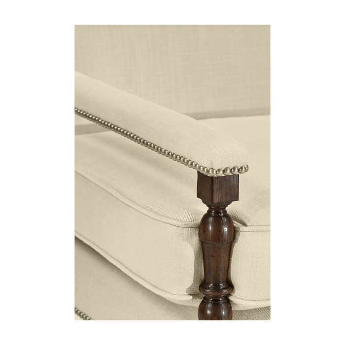 Italian Rich Chestnust Arm Chair