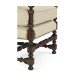 Italian Rich Chestnust Arm Chair