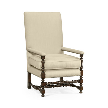 Italian Rich Chestnust Arm Chair