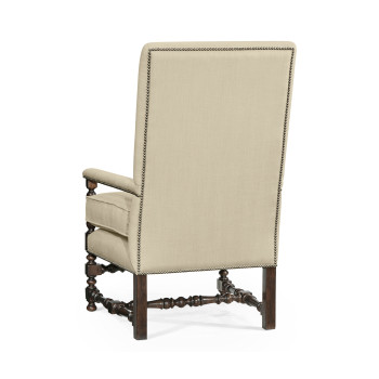 Italian Rich Chestnust Arm Chair