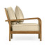 Moderne Medium Brown Elm Lounge Chair