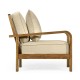 Moderne Medium Brown Elm Lounge Chair