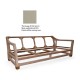 Honey Walnut Sofa