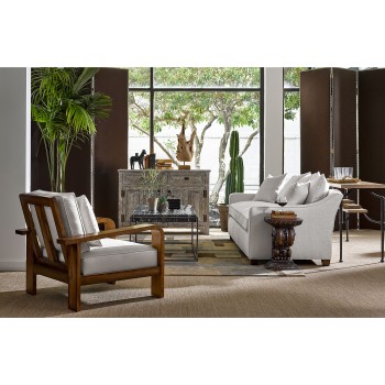 Honey Walnut Sofa