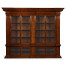 Venetian English Mahogany Bookcase