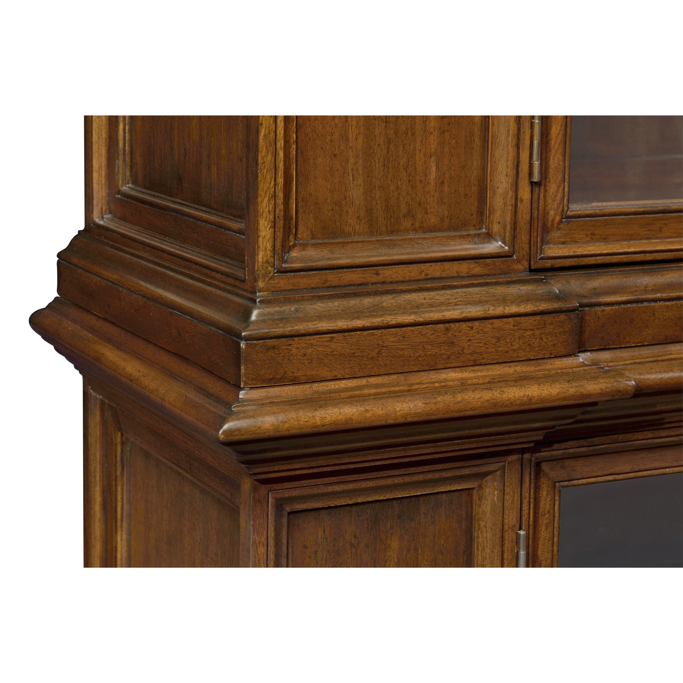 Venetian English Mahogany Bookcase