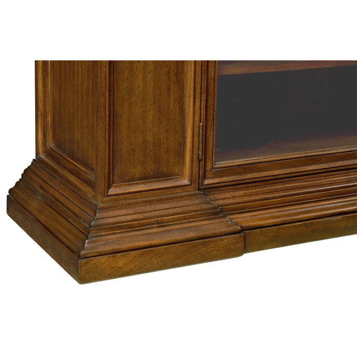 Venetian English Mahogany Bookcase