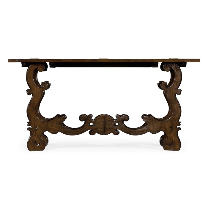 Rectangular Spanish Rich Chestnut Hunt Table 60