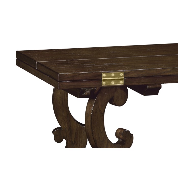 Rectangular Spanish Rich Chestnut Hunt Table 60