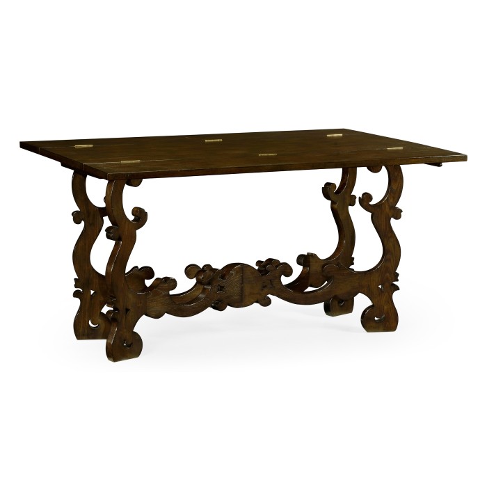 Rectangular Spanish Rich Chestnut Hunt Table 60