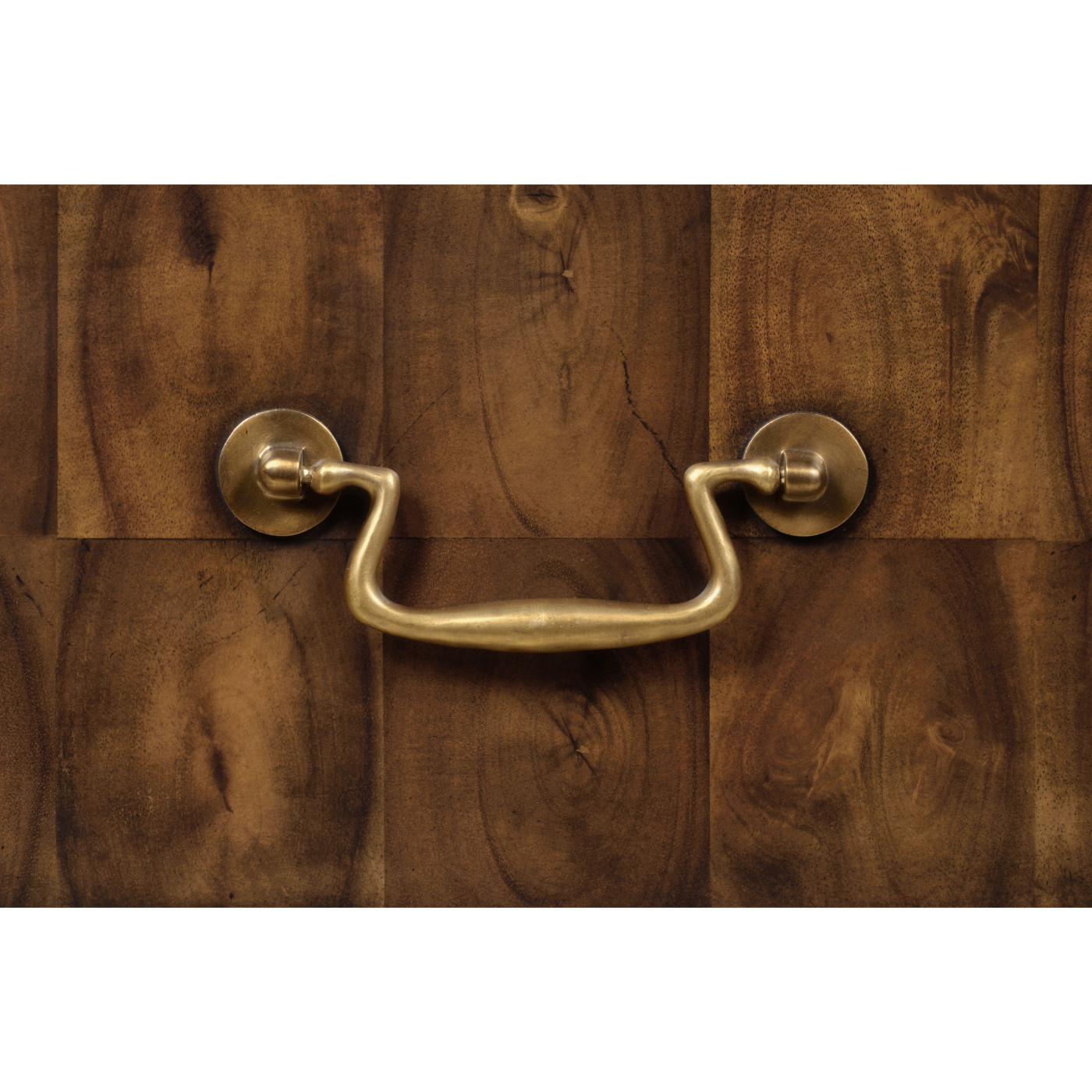 Chippendale Honey Walnut Chest of Drawers