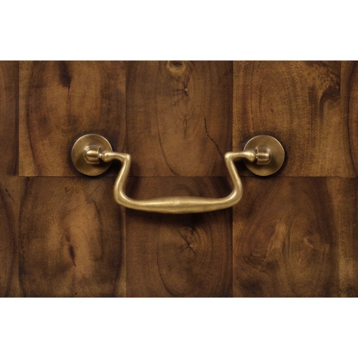 Chippendale Honey Walnut Chest of Drawers