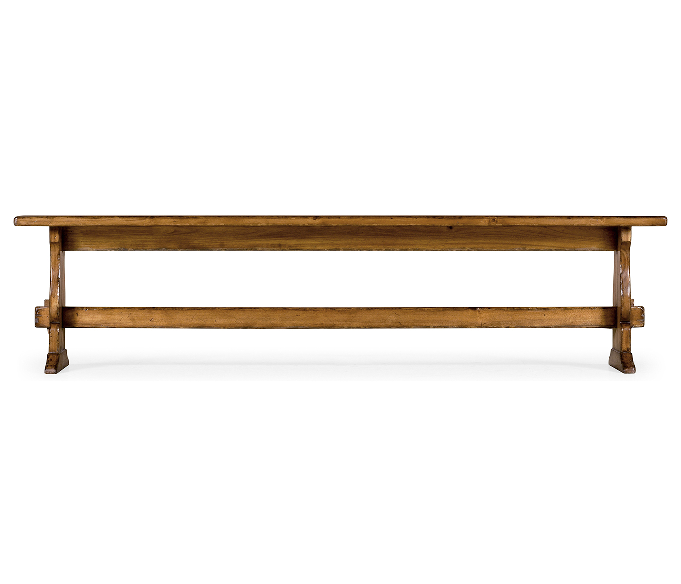 Medium Brown Elm Bench