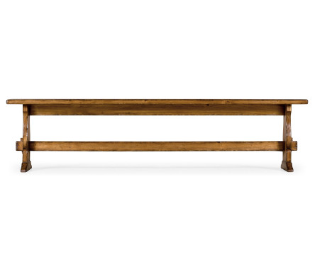 Medium Brown Elm Bench