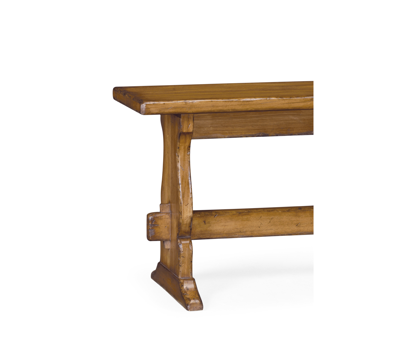 Medium Brown Elm Bench