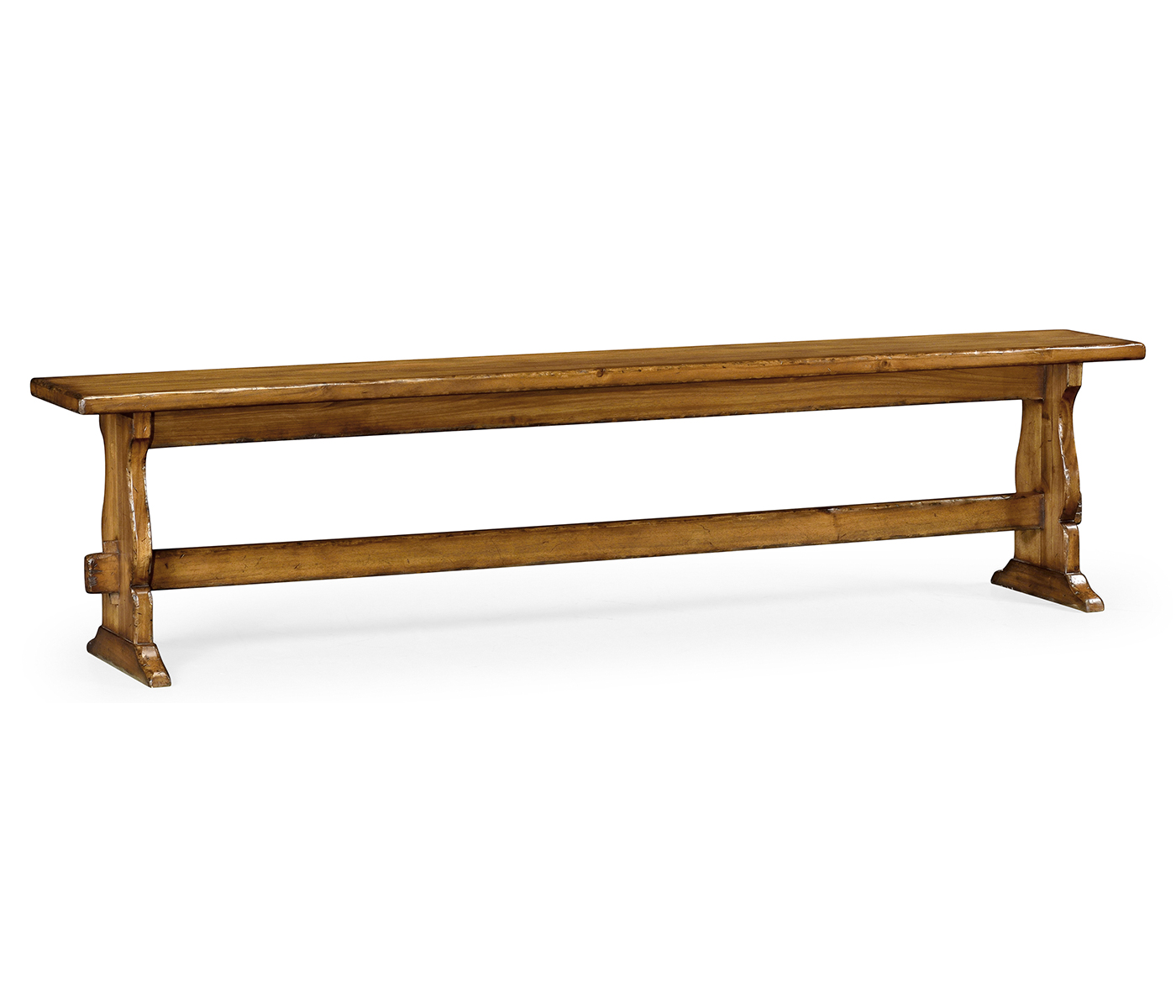 Medium Brown Elm Bench