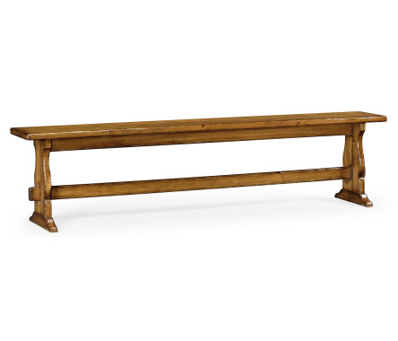 Medium Brown Elm Bench