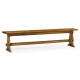 Medium Brown Elm Bench