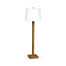 Brushed Golden Oak Floor Lamp