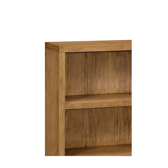 Brushed Medium Brown Oak Bookcase