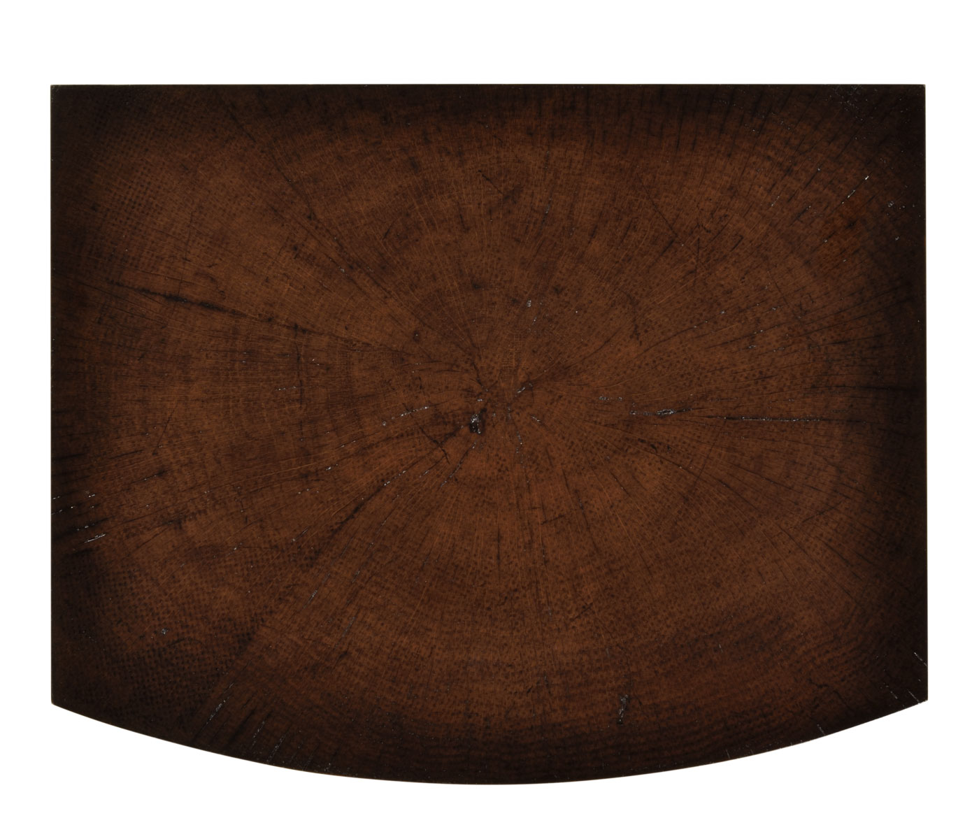 Hand Carved Rich Chestnut Corbel End Table