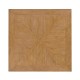 Square Brushed Medium Brown Oak End Table